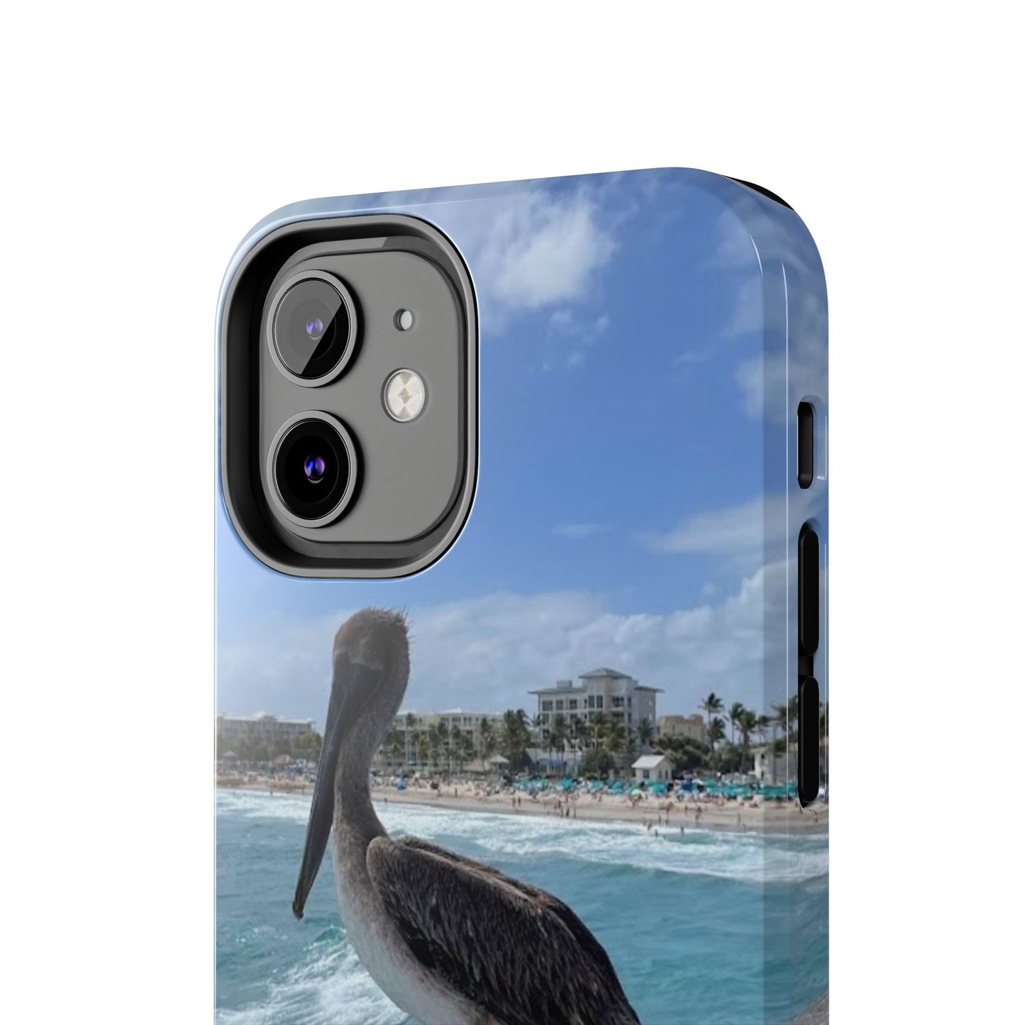 Coastal Pelican Tough Phone Cases - Durable Protection with Ocean Vibe