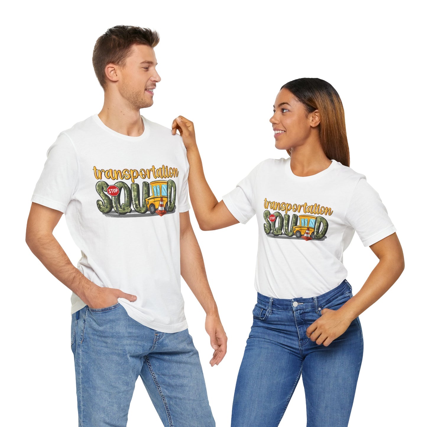 Funny Transportation Squad Unisex Jersey Tee