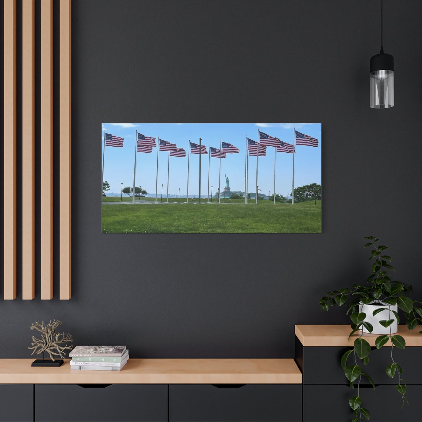 Statue of Liberty Canvas Wall Art - Patriotic Decor