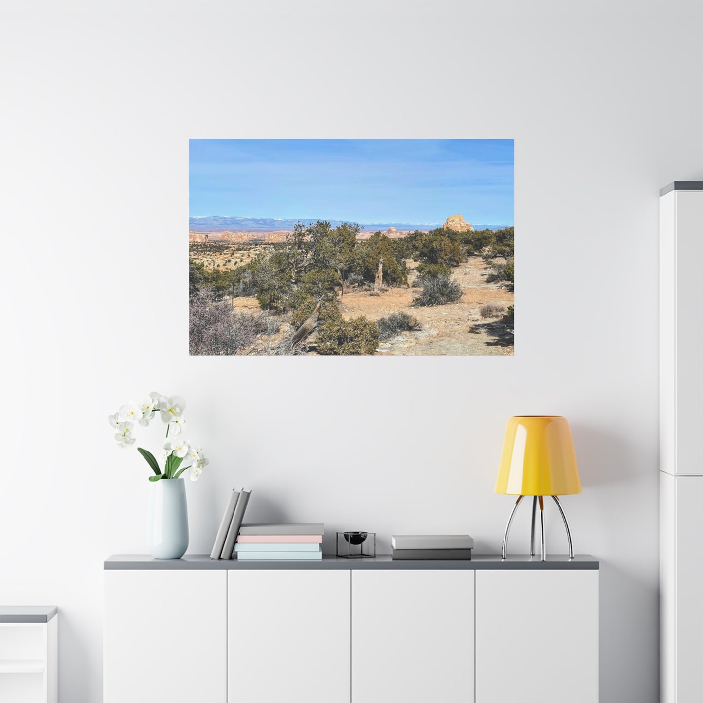 Desert Landscape Canvas Wall Art – 1.25" Matte Stretched Decor for Nature Lovers