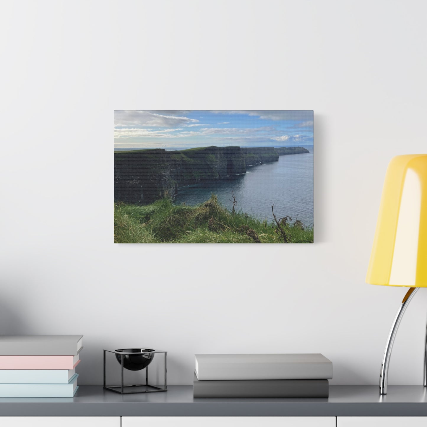 Coastal Cliffs Matte Canvas Wall Art - Tranquil Nature Decor