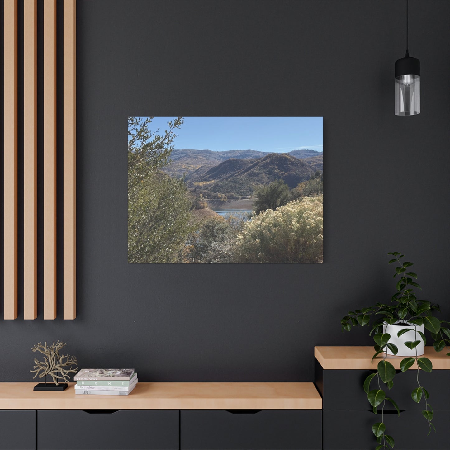 Serene Landscape Canvas Wall Art - Tranquil Nature Scene for Home Decor