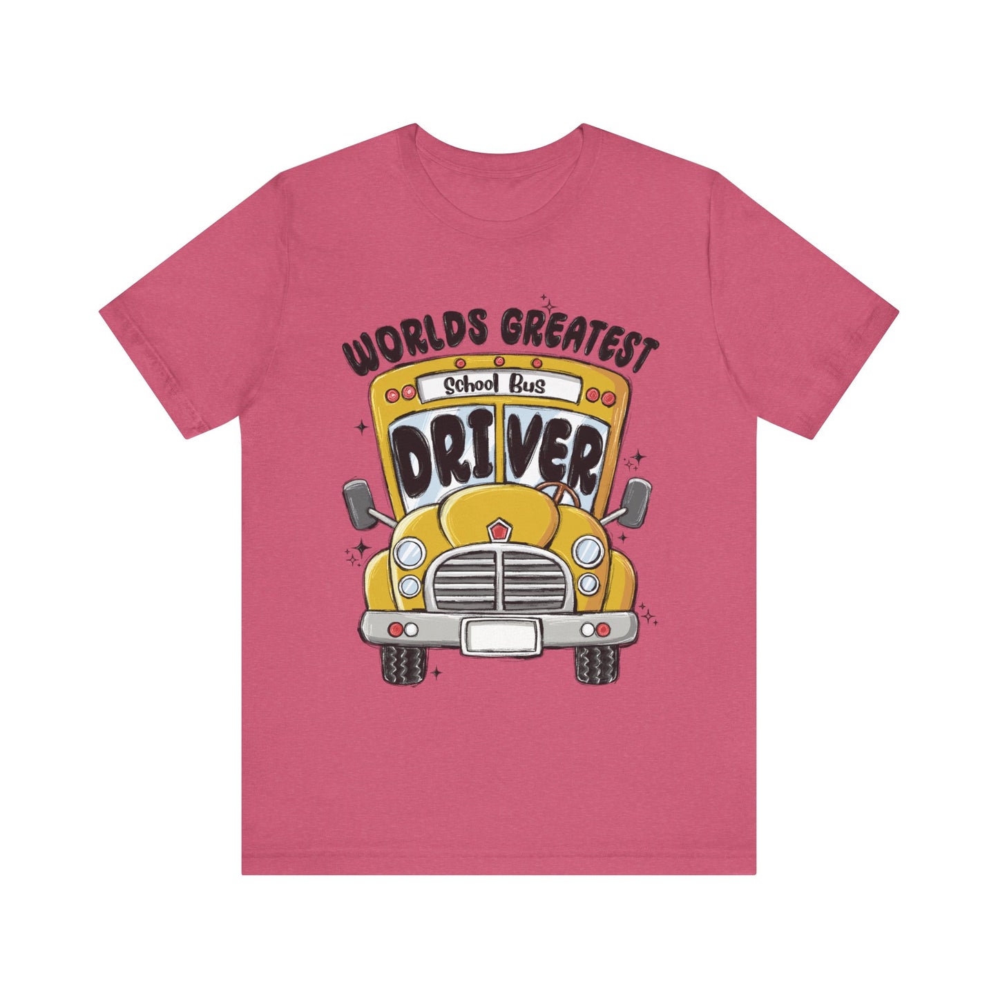 World's Greatest School Bus Driver Tee - Unisex Jersey Short Sleeve
