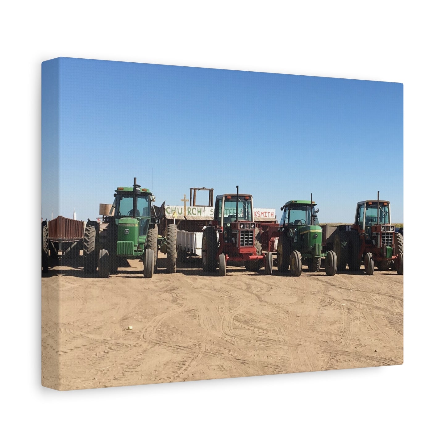 Farming Tractors Canvas Art - Stretched Matte Wall Decor
