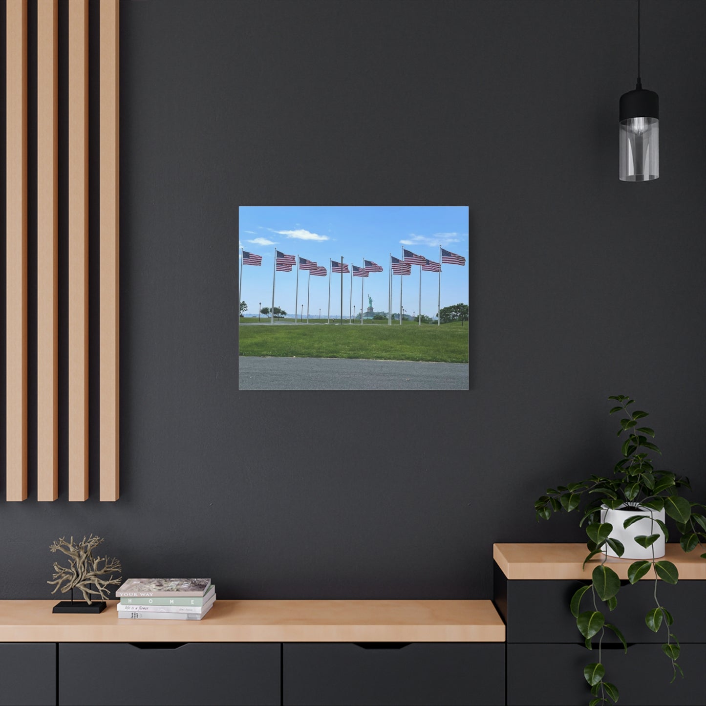 Statue of Liberty Canvas Wall Art - Patriotic Decor