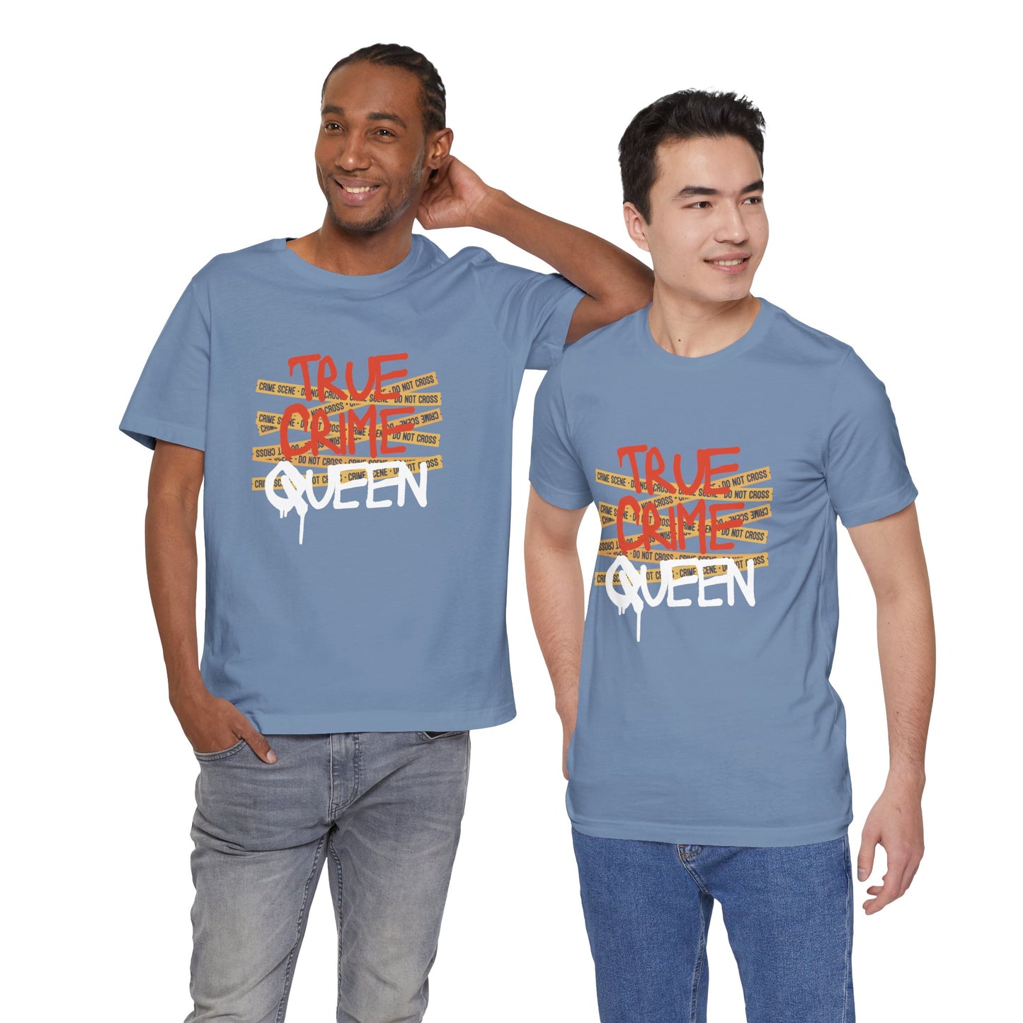 True Crime Queen Unisex Jersey Tee - Perfect for Crime Lovers and True Crime Events