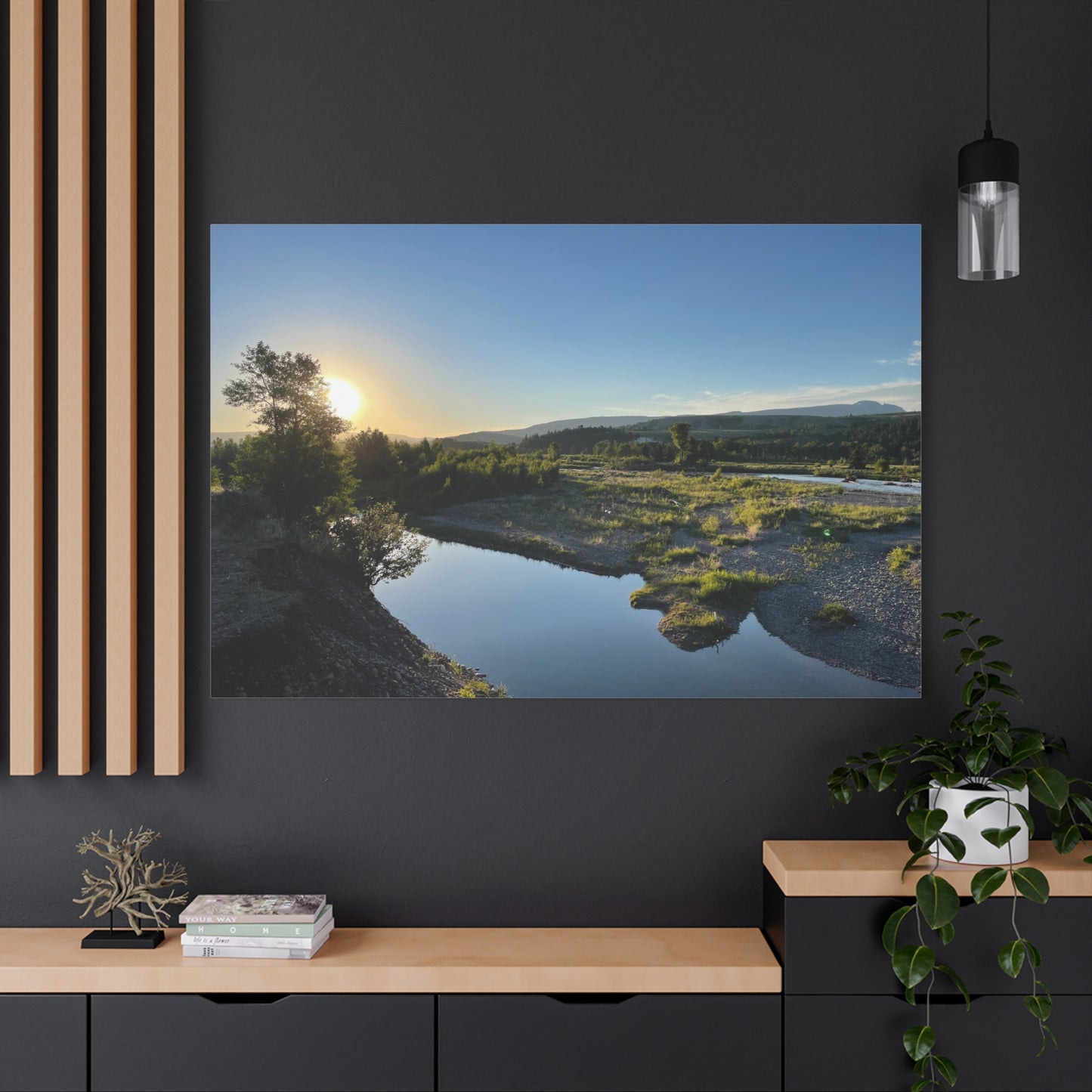 Serene Landscape Matte Canvas Wall Art
