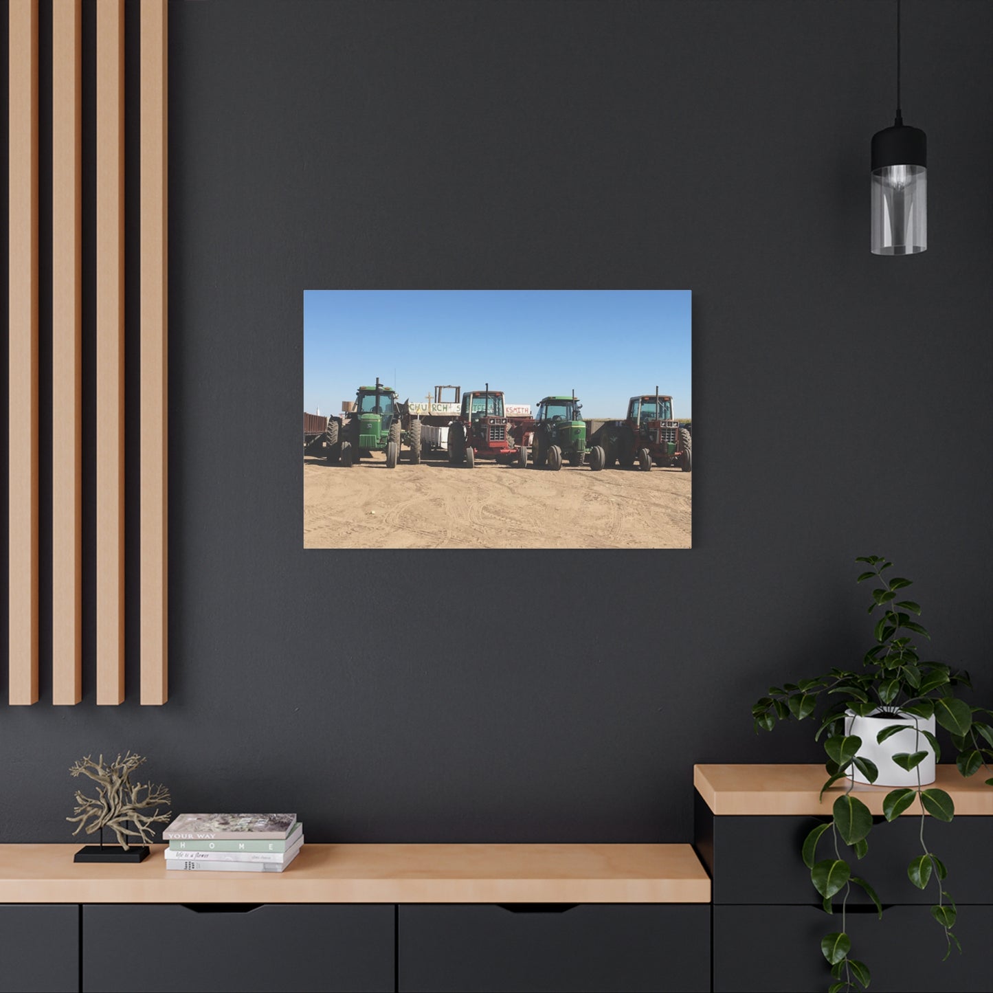 Farming Tractors Canvas Art - Stretched Matte Wall Decor