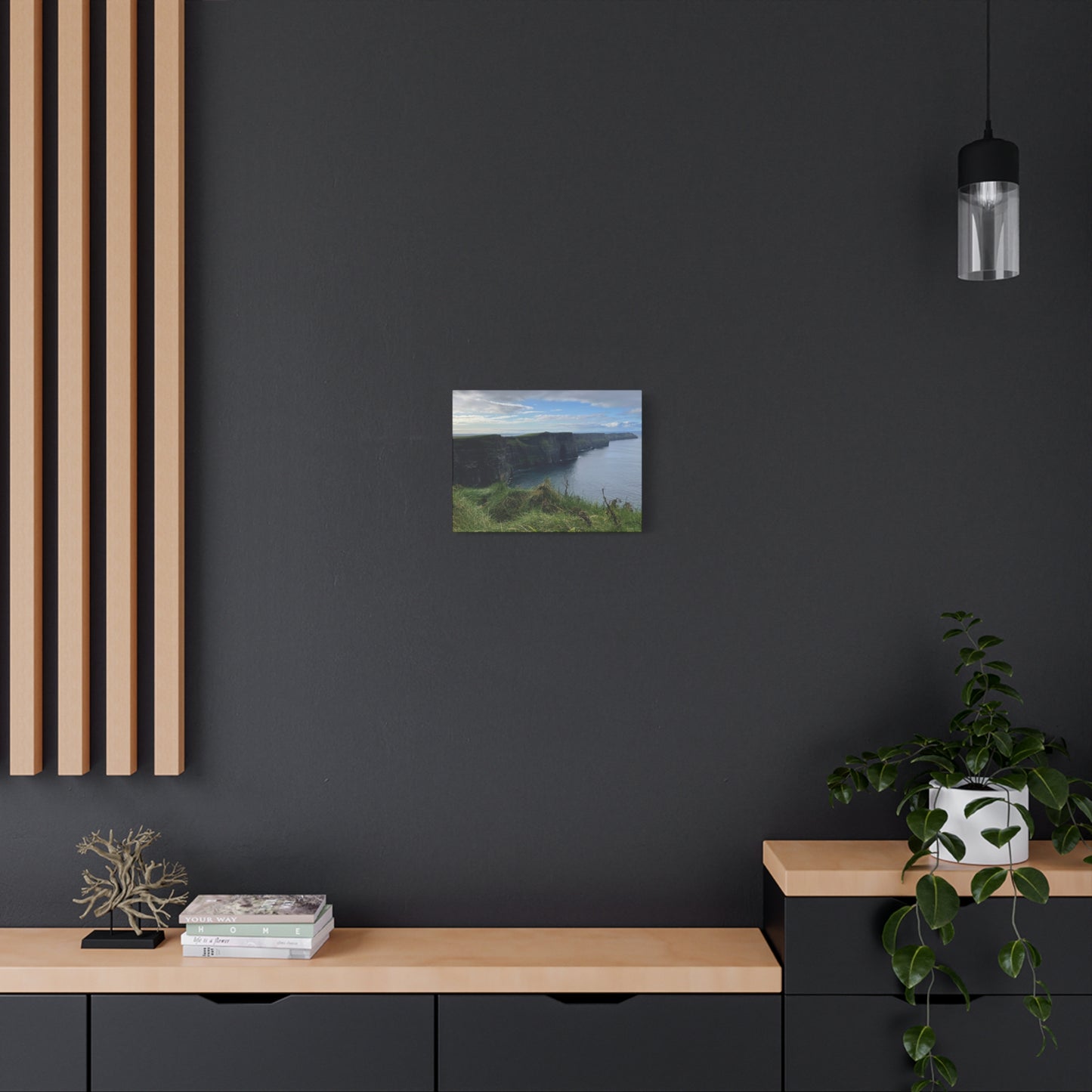 Coastal Cliffs Matte Canvas Wall Art - Tranquil Nature Decor