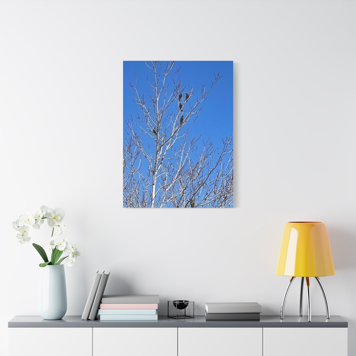 Serene Bird Canvas Wall Art - Tranquil Nature Decor for Home and Office