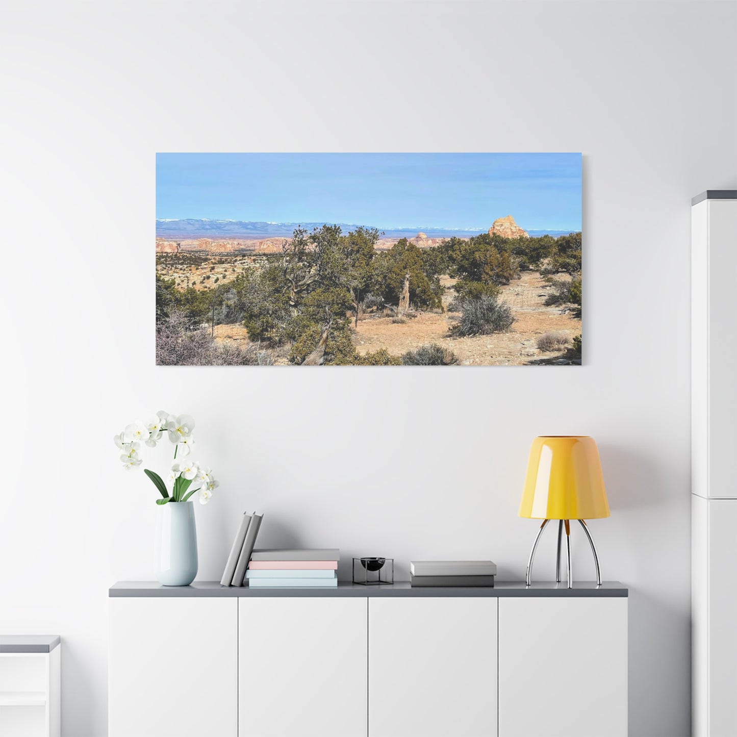 Desert Landscape Canvas Wall Art – 1.25" Matte Stretched Decor for Nature Lovers