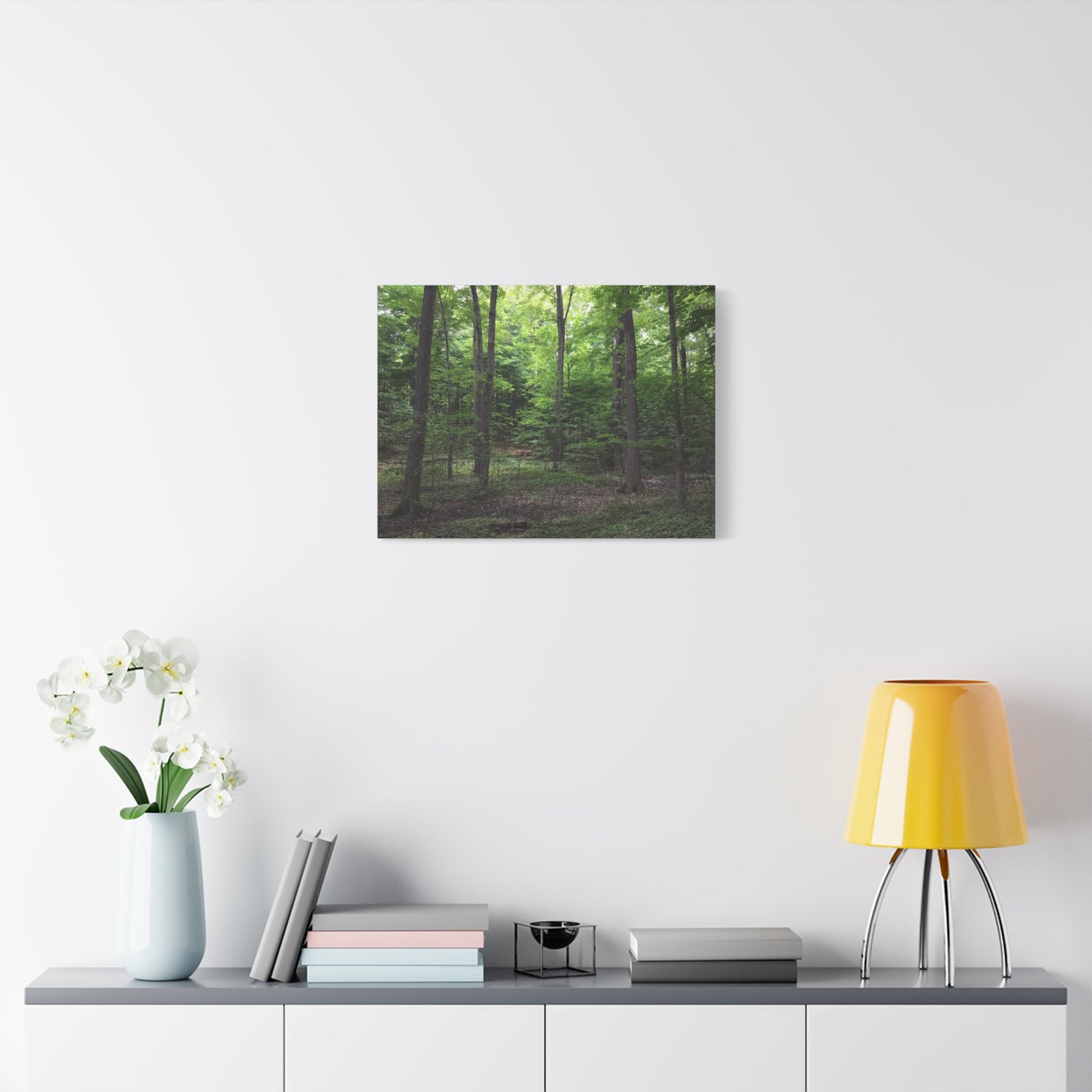 Serene Forest Canvas Art - Stretched Wall Décor for Natural Ambiance Sacred Grove