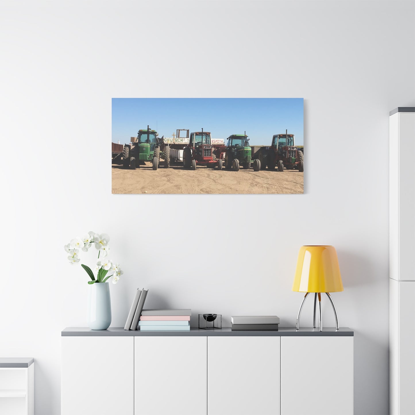 Farming Tractors Canvas Art - Stretched Matte Wall Decor
