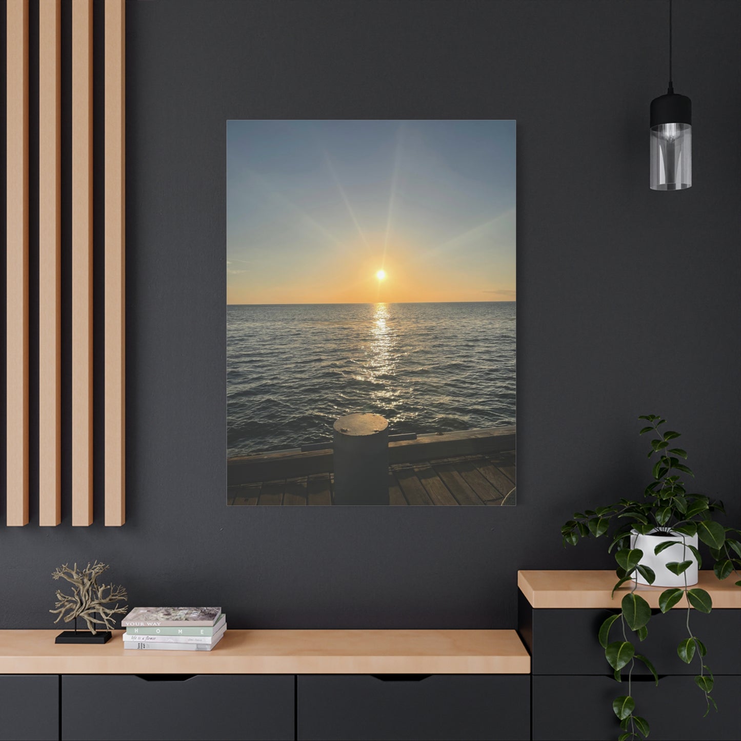 Serene Sunset Canvas Wall Art