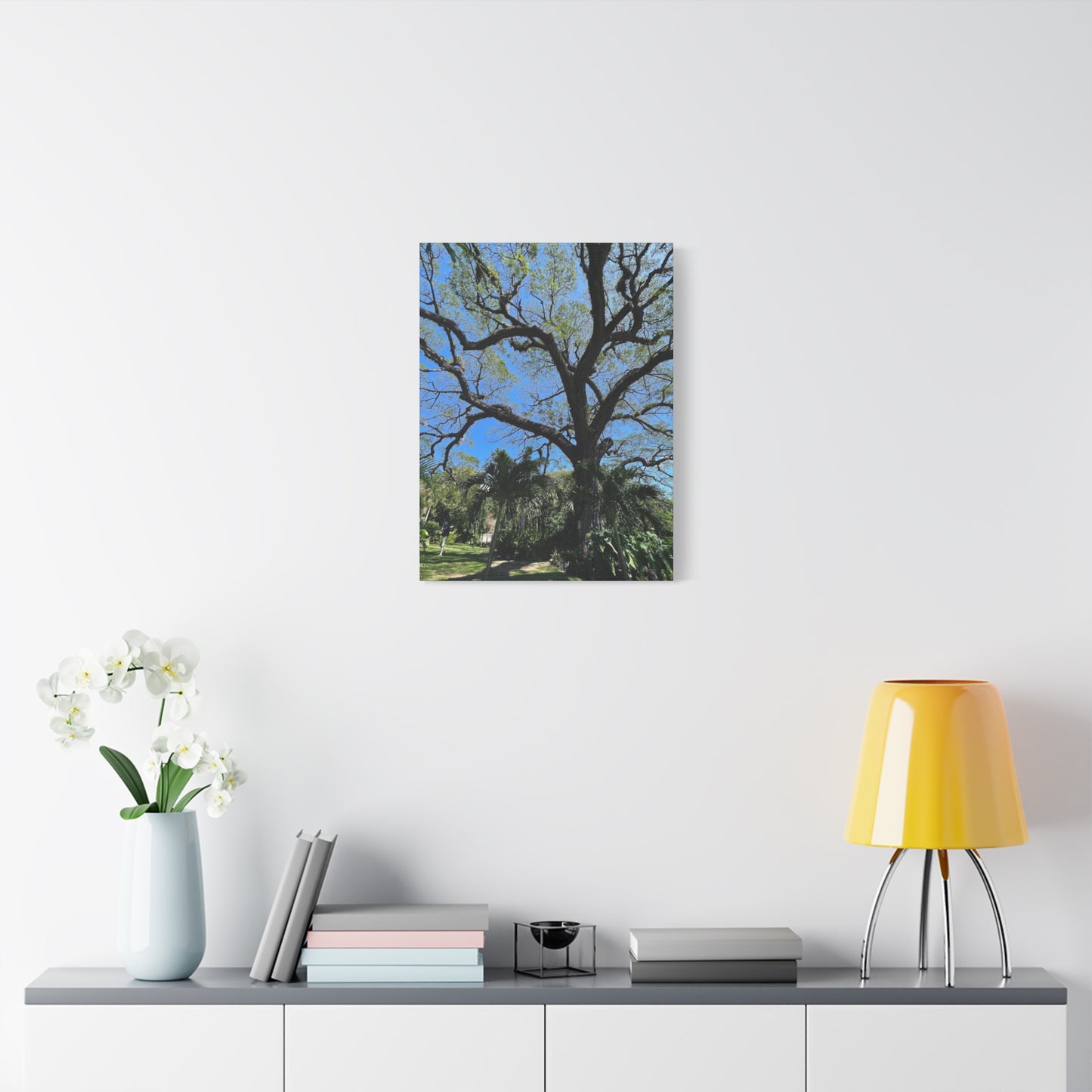 Nature-Inspired Stretched Canvas Art - Large Tree Print