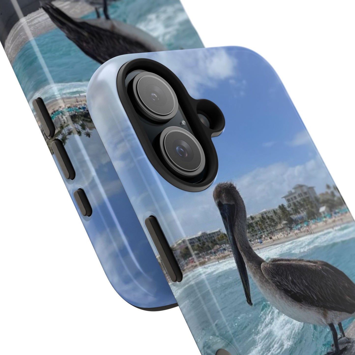 Coastal Pelican Tough Phone Cases - Durable Protection with Ocean Vibe