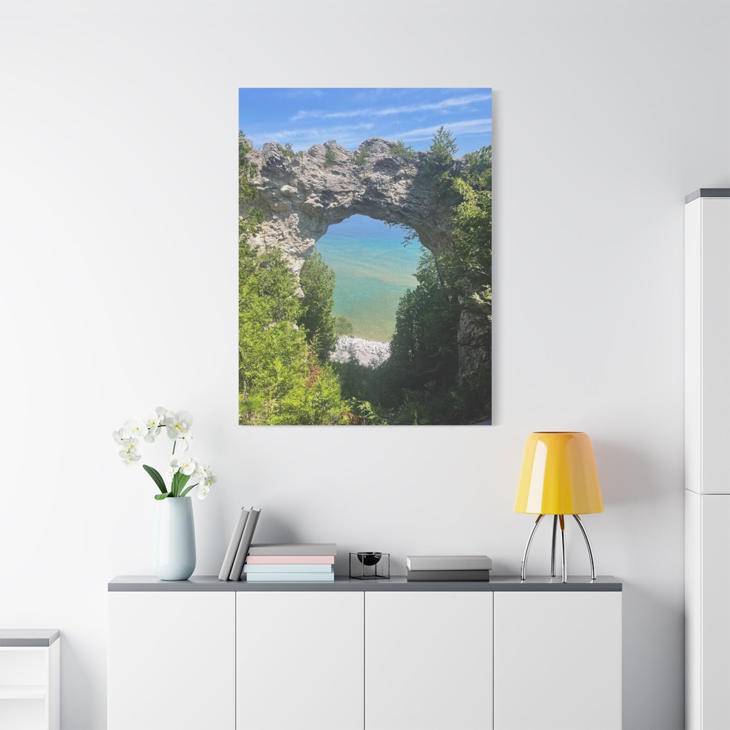 Scenic Nature Canvas - Arch Rock Artwork
