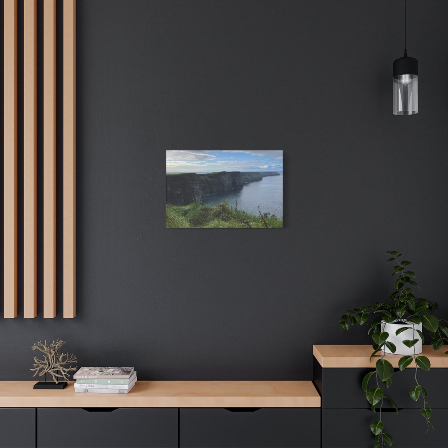 Coastal Cliffs Matte Canvas Wall Art - Tranquil Nature Decor