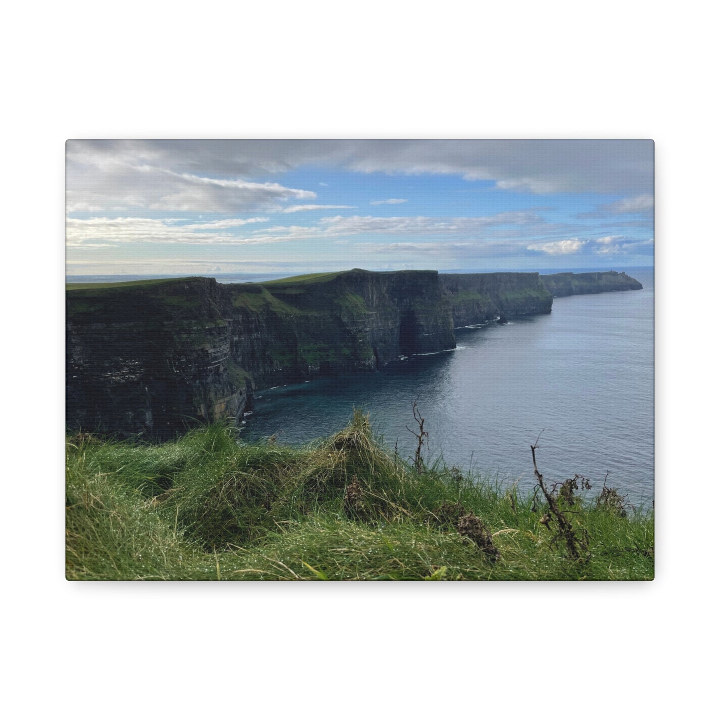 Coastal Cliffs Matte Canvas Wall Art - Tranquil Nature Decor