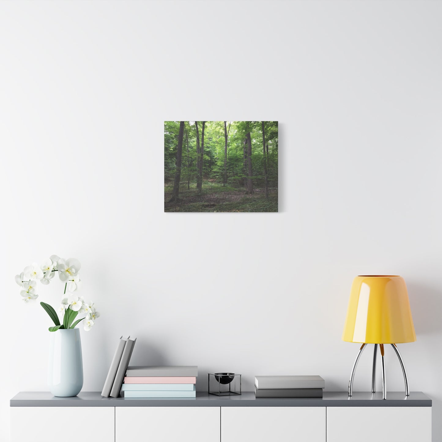 Serene Forest Canvas Art - Stretched Wall Décor for Natural Ambiance Sacred Grove