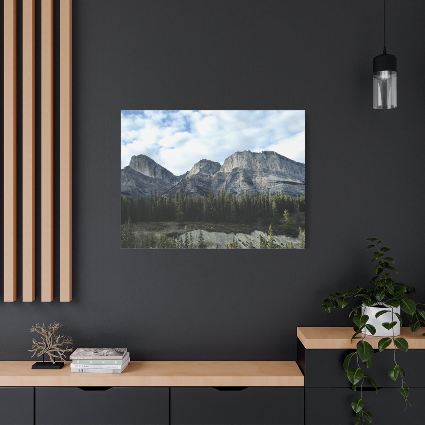 Mountain Landscape Canvas Wall Art