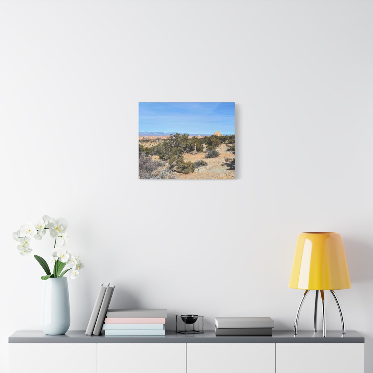 Desert Landscape Canvas Wall Art – 1.25" Matte Stretched Decor for Nature Lovers