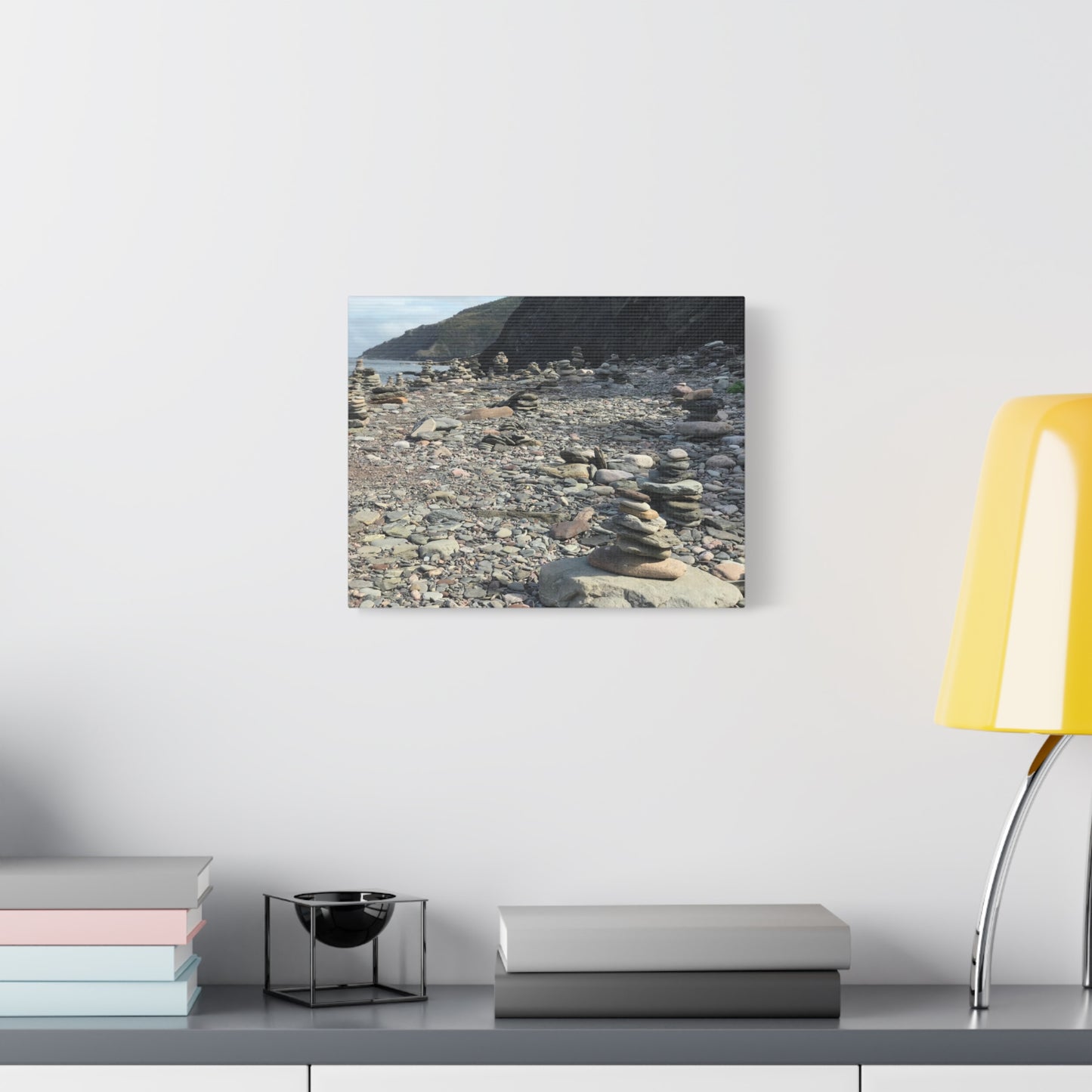 Peaceful Rock Stack Art Canvas - Nature-Inspired Wall Decor