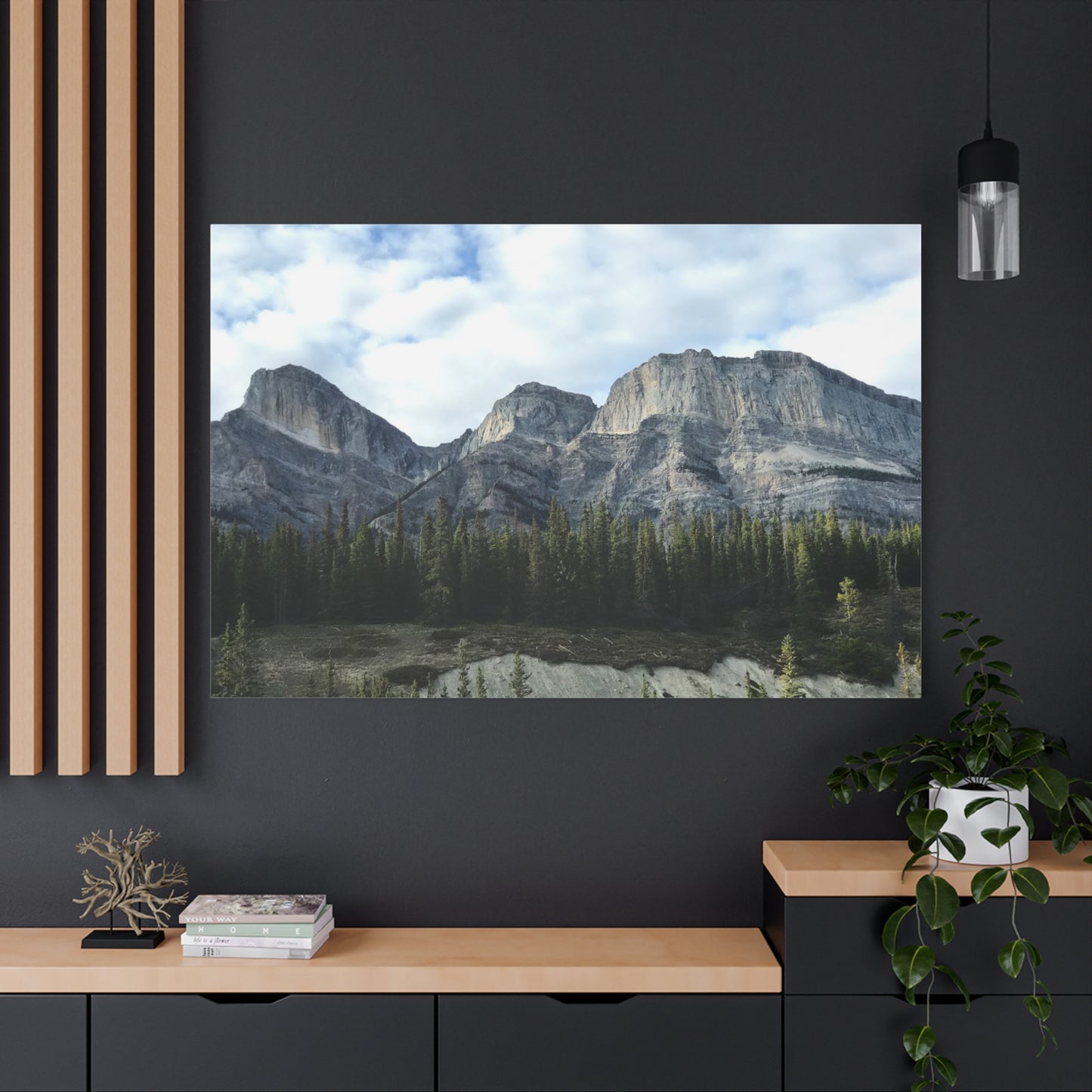 Mountain Landscape Canvas Wall Art