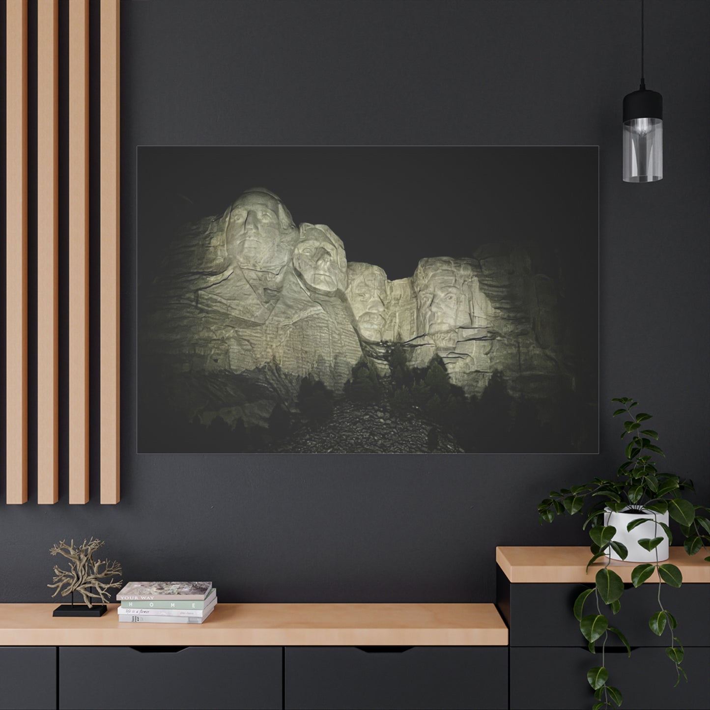 Mount Rushmore Matte Canvas Wall Art - Stretched, 1.25"