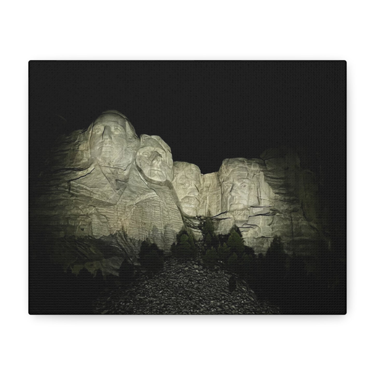 Mount Rushmore Matte Canvas Wall Art - Stretched, 1.25"