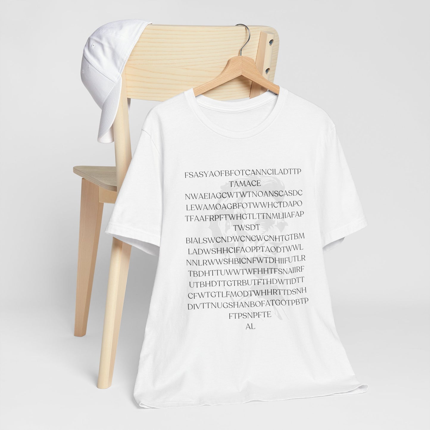 Lincoln's Gettysburg Address Unisex Jersey Short Sleeve Tee with Text Design
