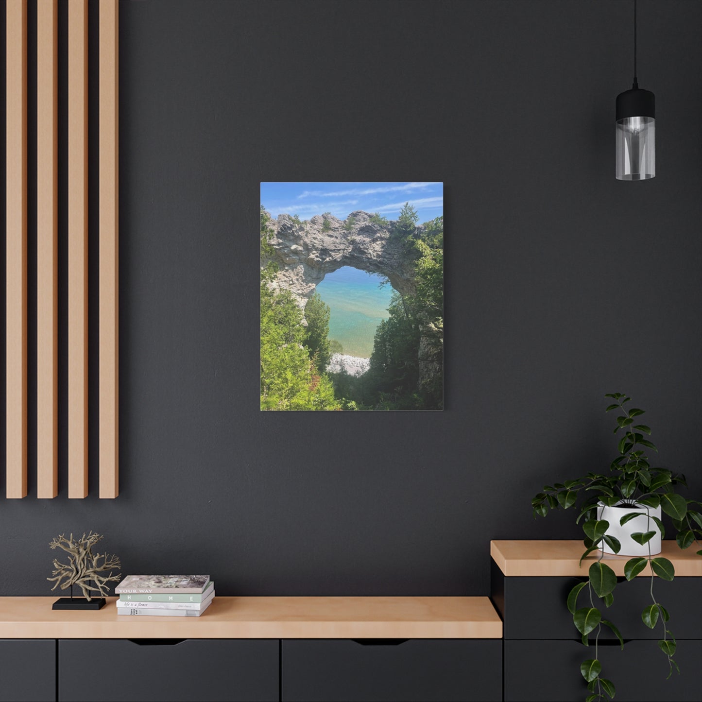Scenic Nature Canvas - Arch Rock Artwork