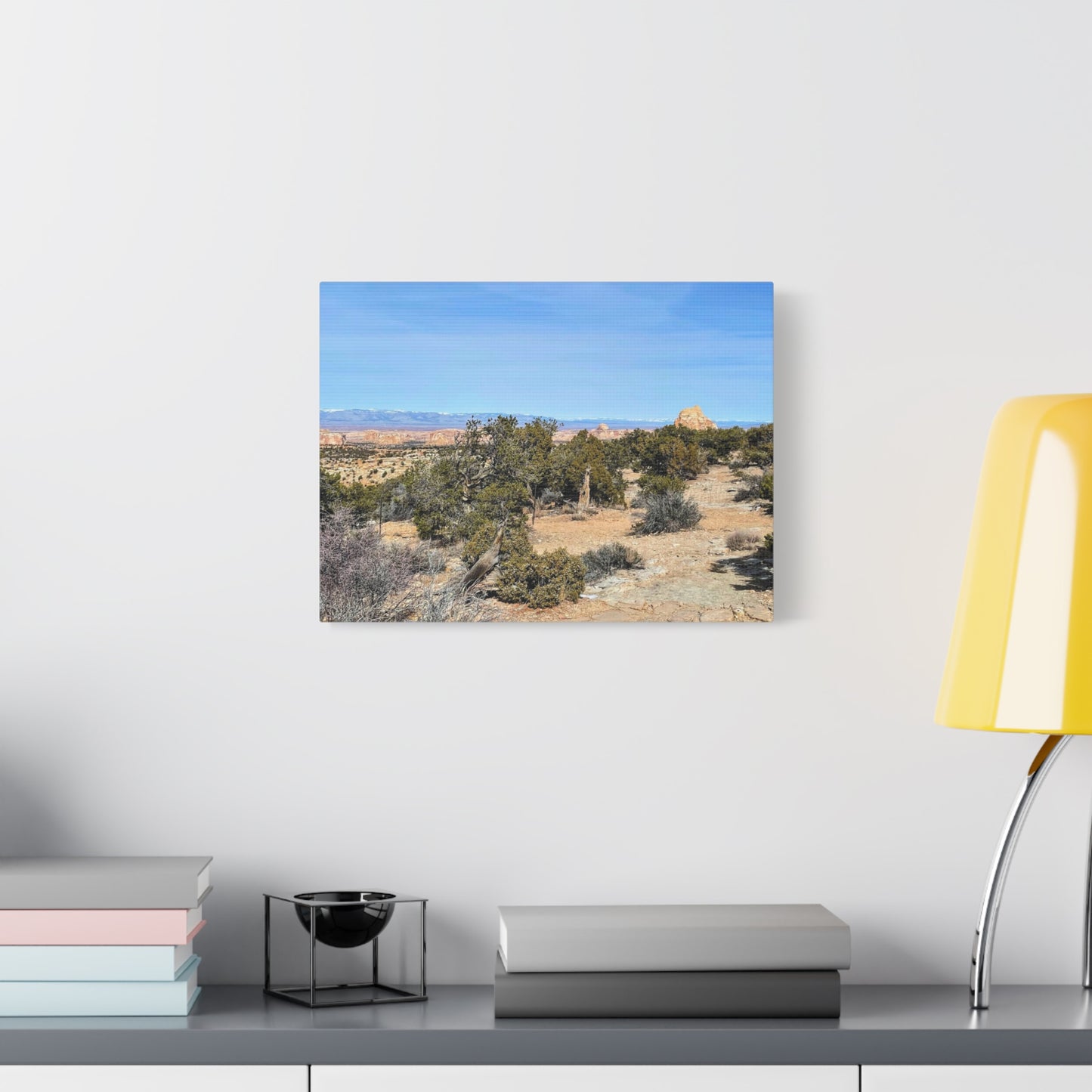 Desert Landscape Canvas Wall Art – 1.25" Matte Stretched Decor for Nature Lovers