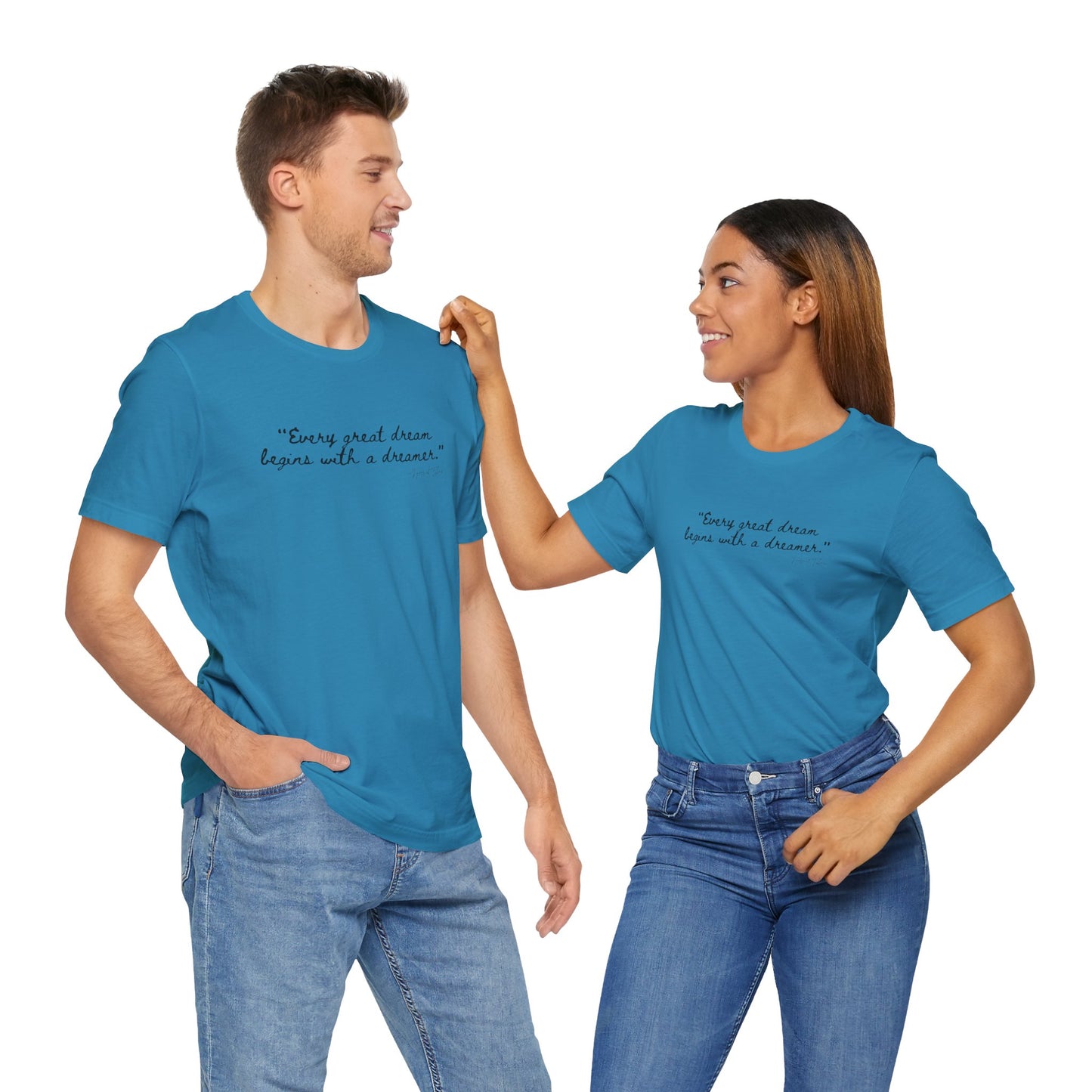 Inspirational Dreamer Tee - Unisex Jersey Short Sleeve T-Shirt