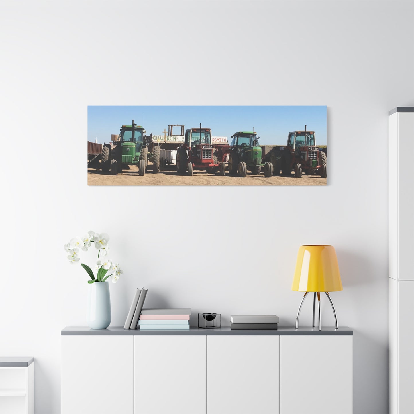 Farming Tractors Canvas Art - Stretched Matte Wall Decor