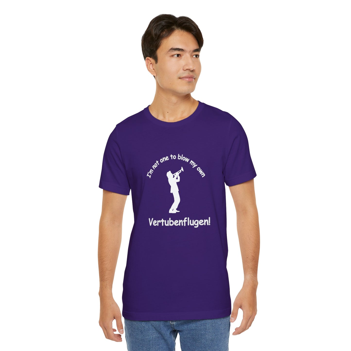 Funny Musician Unisex Jersey Short Sleeve Tee - "I'm Not One To Blow My Own Vertubenflugen!" Golden Girls Rose St. Olaf