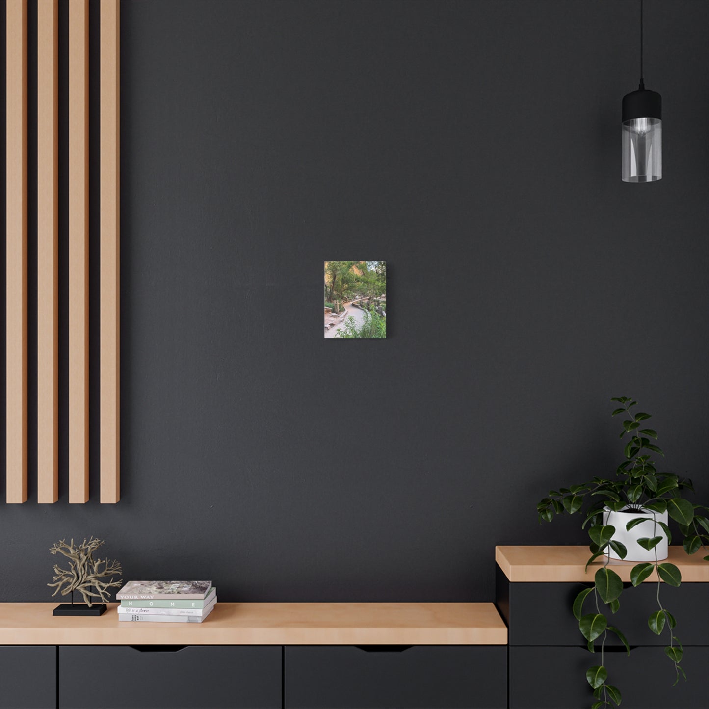 Nature Path Matte Canvas Wall Art - Scenic Landscape Decor