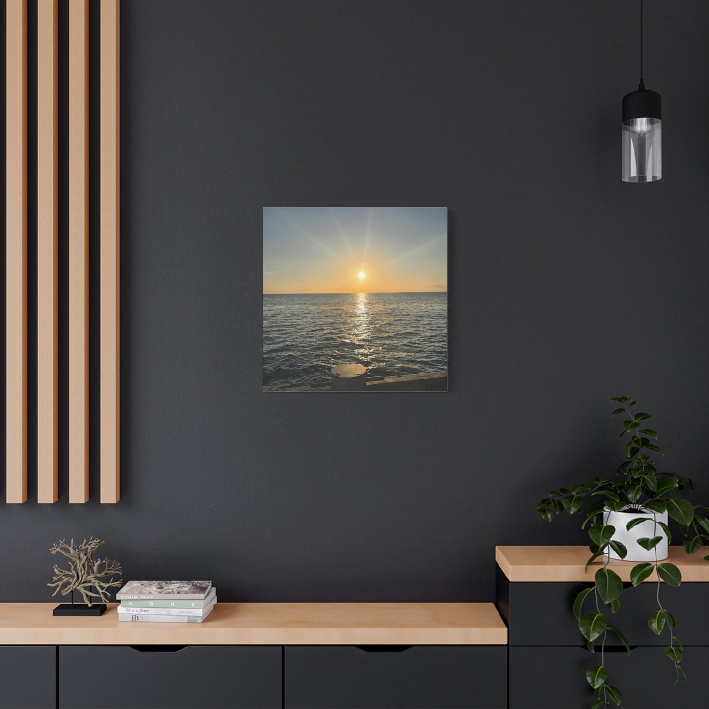 Serene Sunset Canvas Wall Art