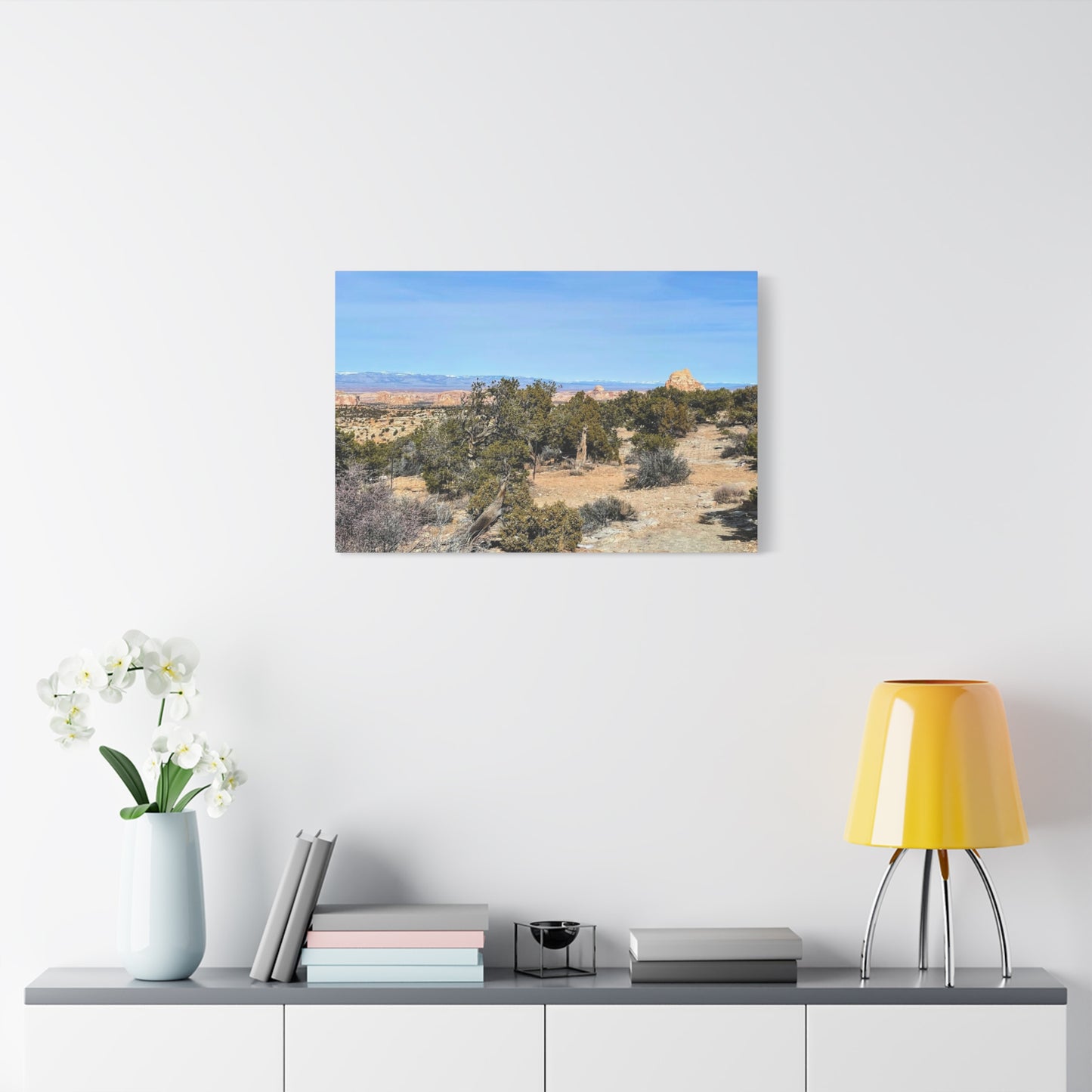 Desert Landscape Canvas Wall Art – 1.25" Matte Stretched Decor for Nature Lovers