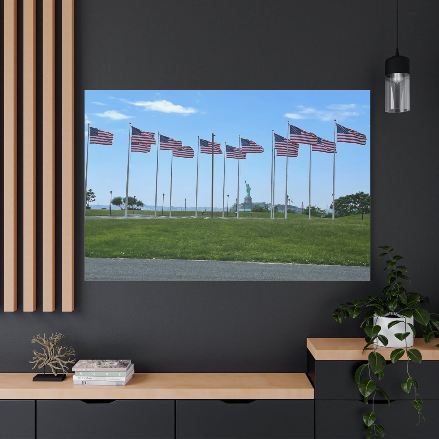 Statue of Liberty Canvas Wall Art - Patriotic Decor