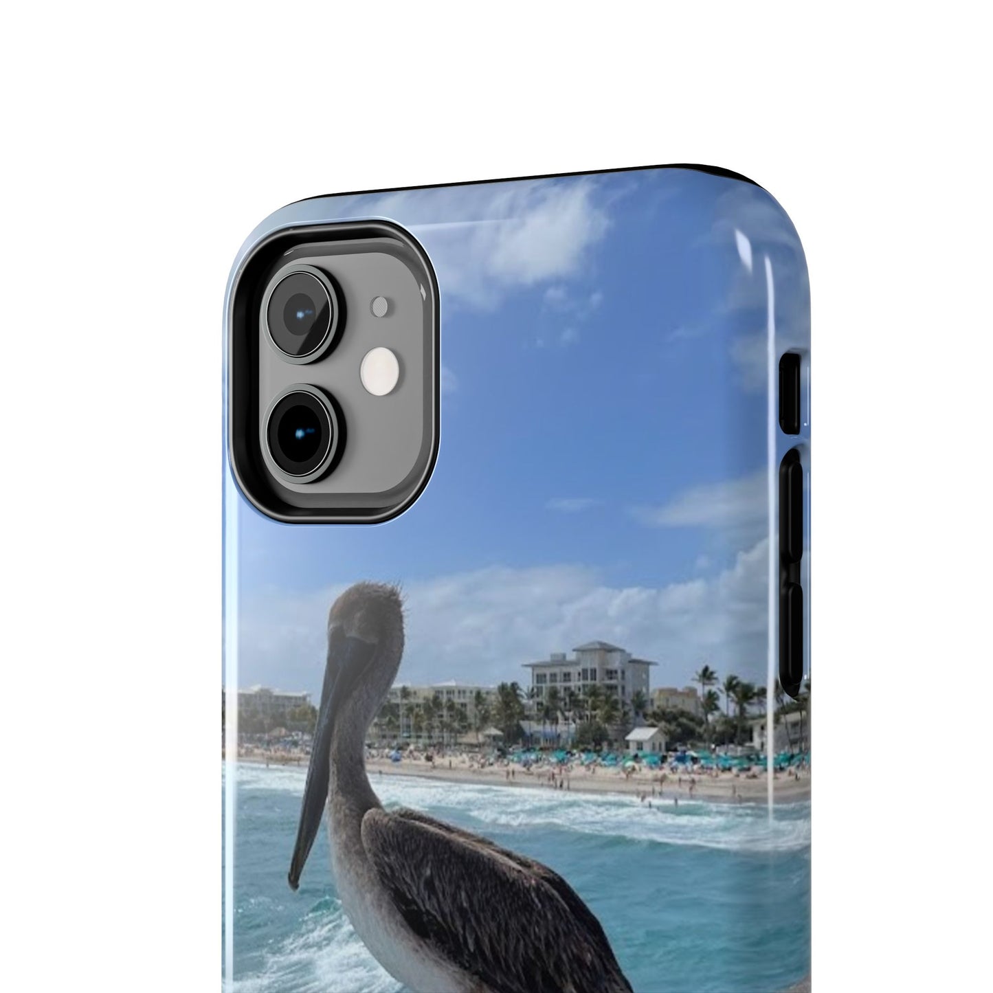 Coastal Pelican Tough Phone Cases - Durable Protection with Ocean Vibe