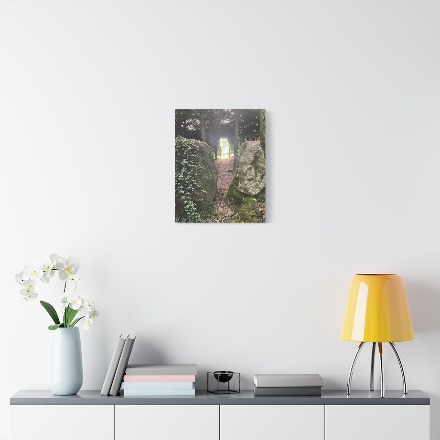 Serene Nature Wall Art Canvas – Tranquil Forest Scene for Home Decor