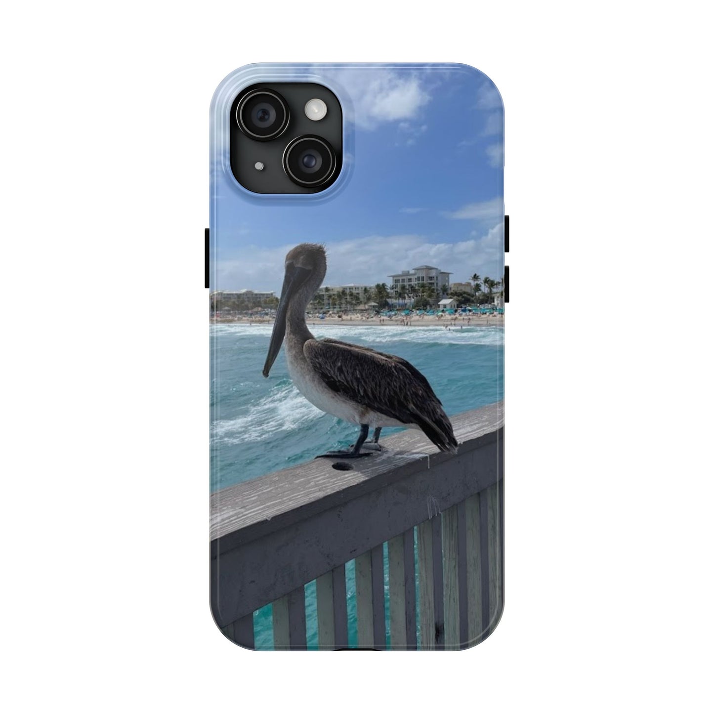 Coastal Pelican Tough Phone Cases - Durable Protection with Ocean Vibe