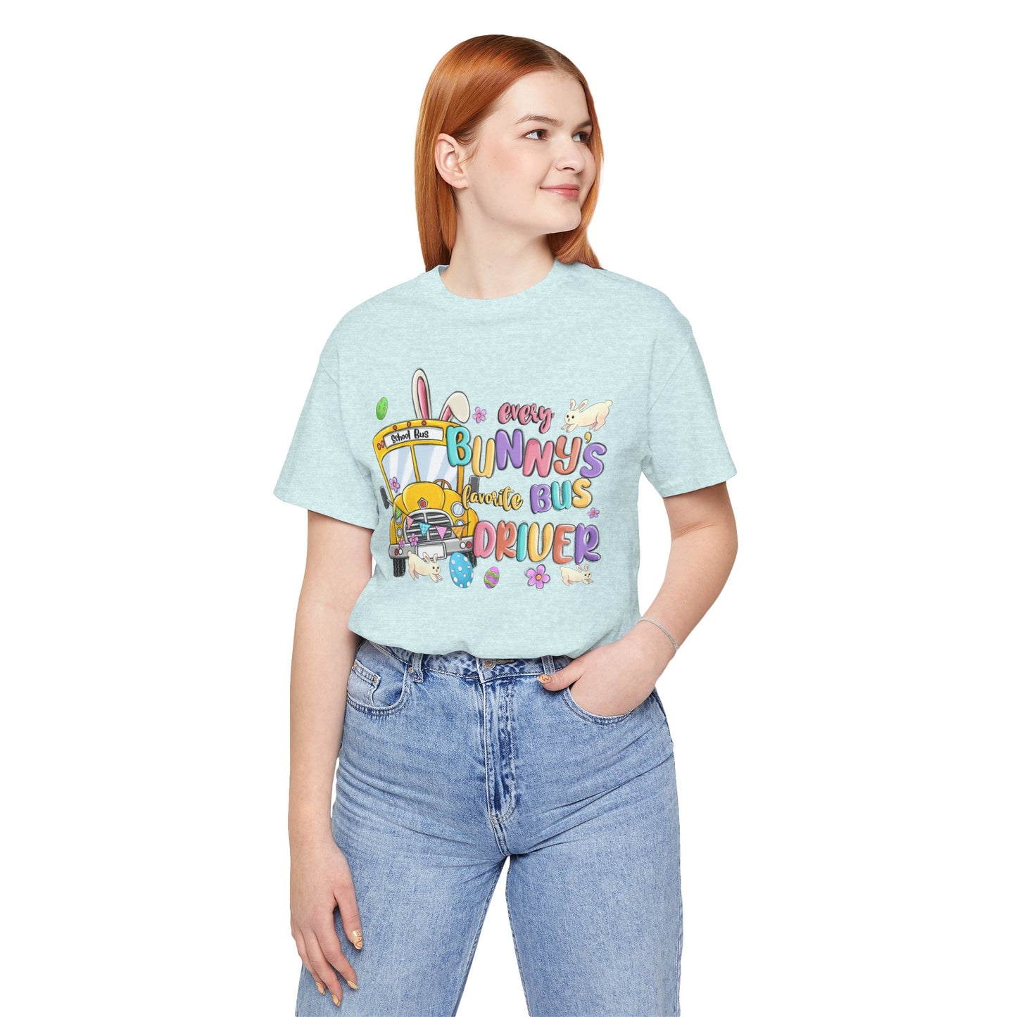Every Bunny's Favorite Bus Driver Unisex Tee - Fun Easter T-Shirt for Kids and Adults