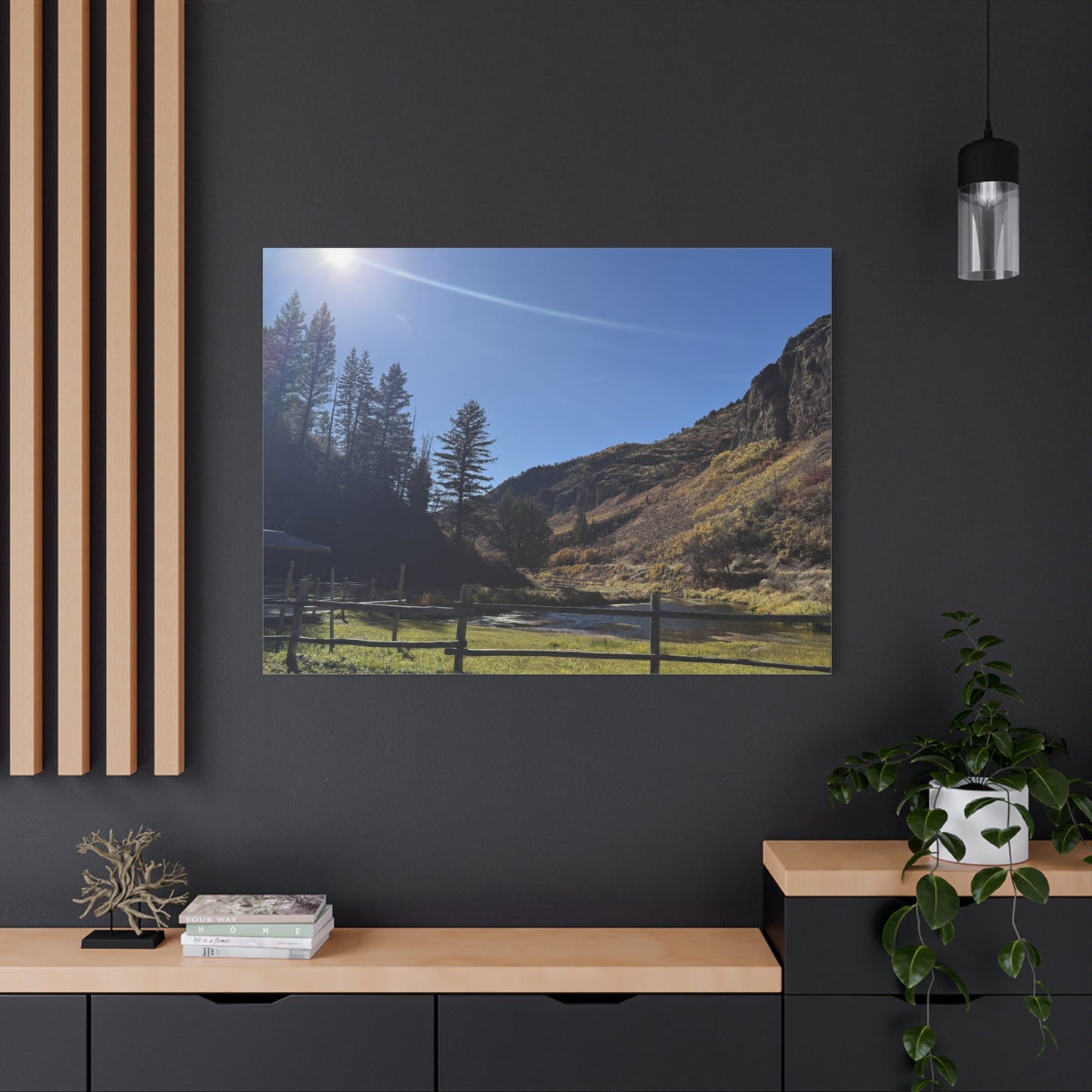 Scenic Nature Canvas Print - Relaxing Landscape Wall Art