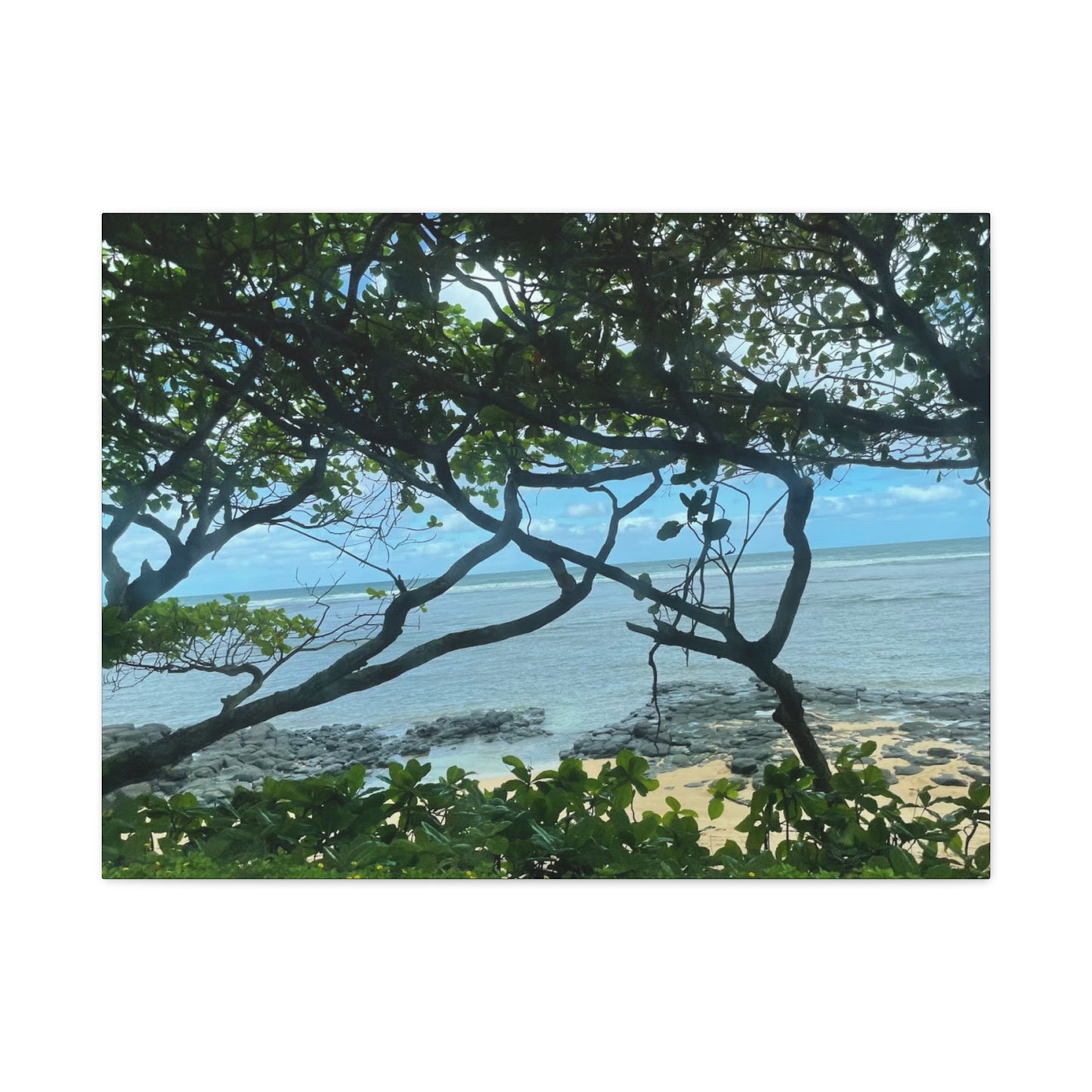 Serene Coastal Canvas Art Print - 1.25" Stretched Wall Décor