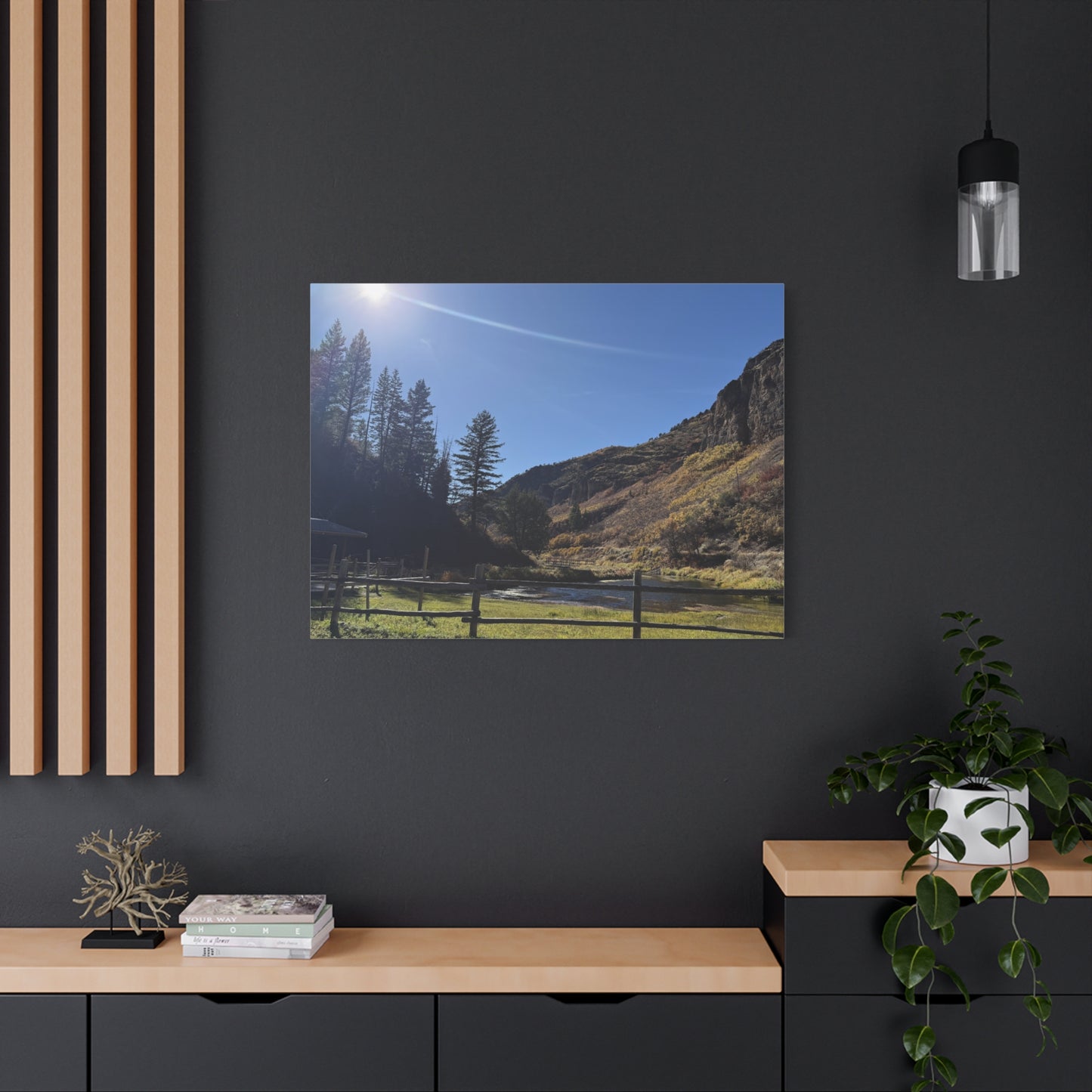 Scenic Nature Canvas Print - Relaxing Landscape Wall Art