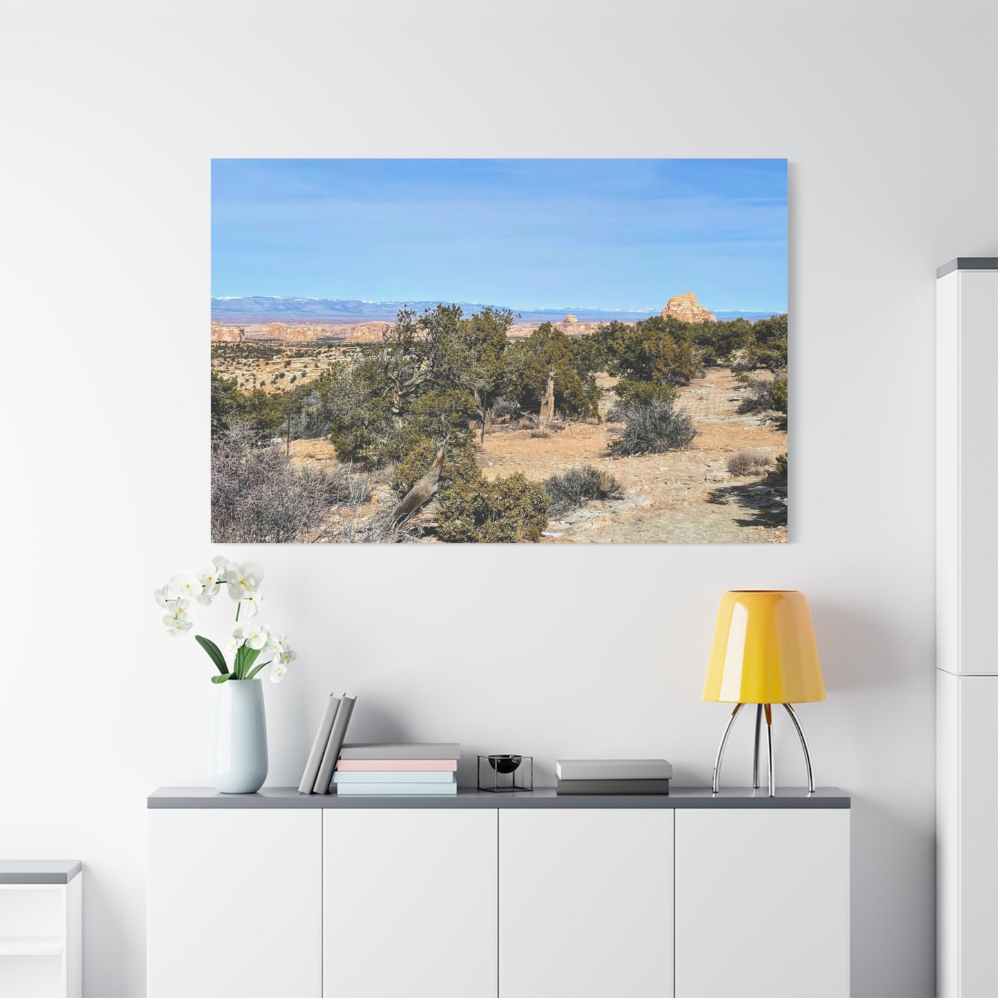 Desert Landscape Canvas Wall Art – 1.25" Matte Stretched Decor for Nature Lovers