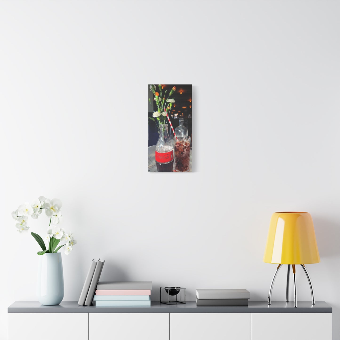 Retro Coca-Cola Canvas Wall Art - 1.25" Stretched Print for Home Decor