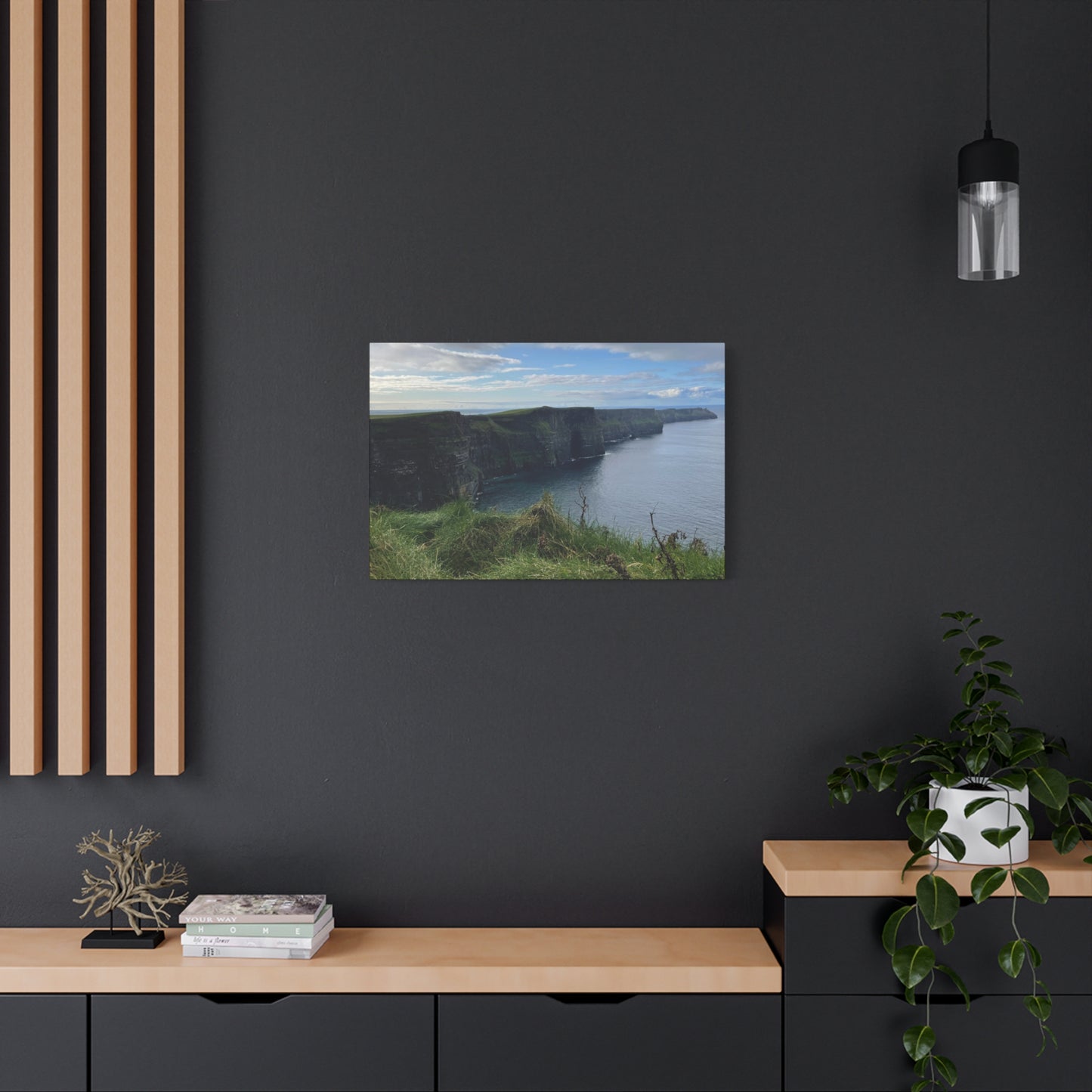 Coastal Cliffs Matte Canvas Wall Art - Tranquil Nature Decor